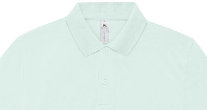 Ανδρική Μπλούζα Polo Pu424 B C Blush Mint ανδρικά Μπλούζες Simple Wear