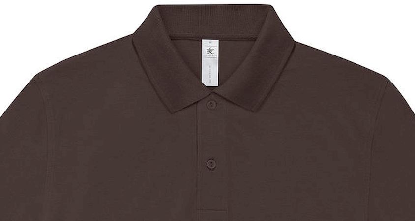 Ανδρική Μπλούζα Polo Pu424 B C Roasted Coffee ανδρικά Μπλούζες Simple Wear