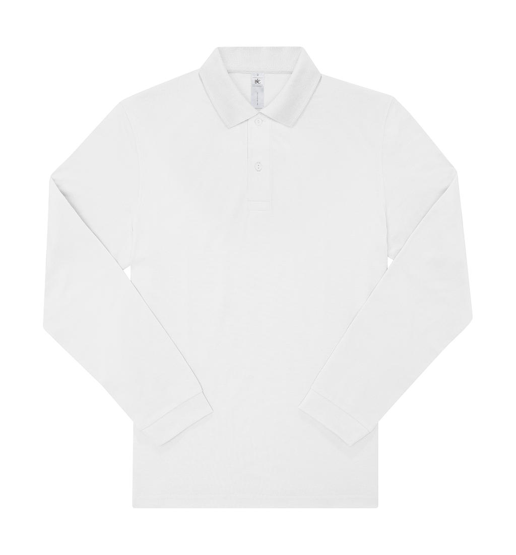 Μπλούζα Polo Μακρυμάνικη PU425 B & C My Polo 180 LSL Ανδρική White