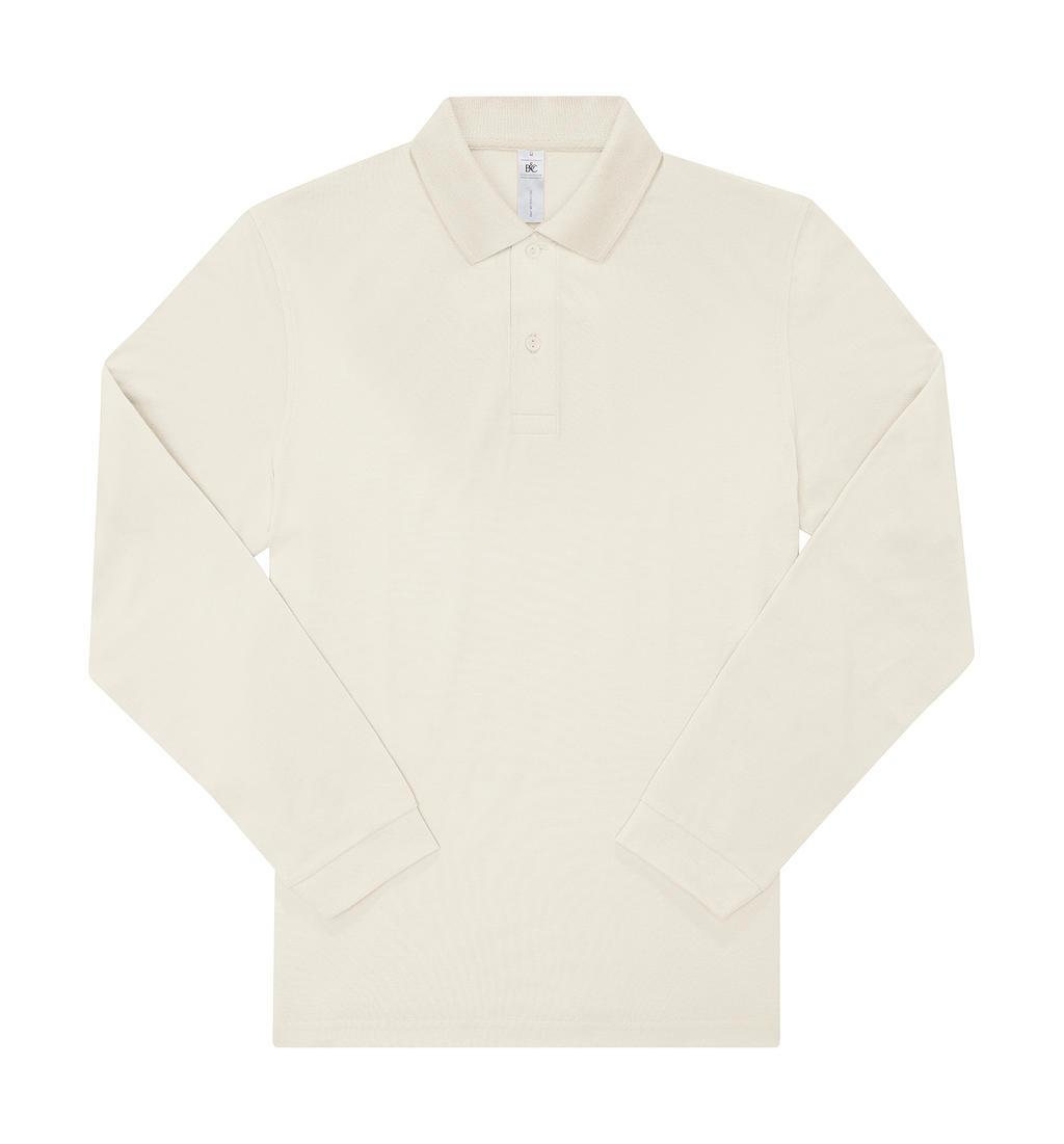 Μπλούζα Polo Μακρυμάνικη PU425 B & C My Polo 180 LSL Ανδρική Off White