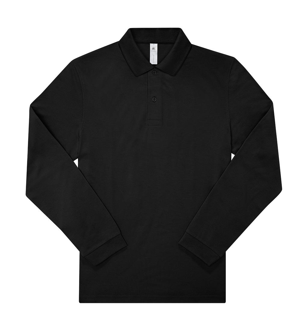 Μπλούζα Polo Μακρυμάνικη PU425 B & C My Polo 180 LSL Ανδρική Black