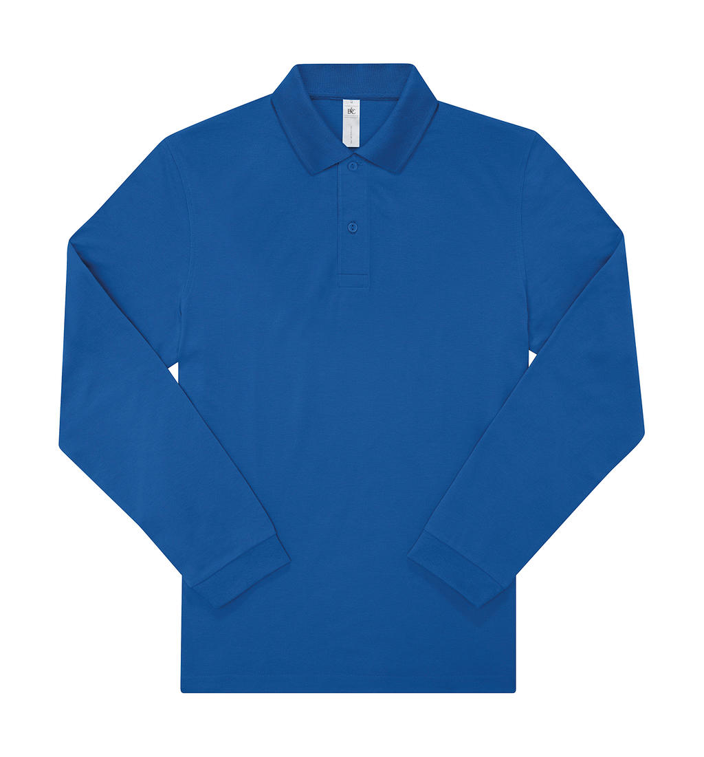 Μπλούζα Polo Μακρυμάνικη PU425 B & C My Polo 180 LSL Ανδρική Royal Blue