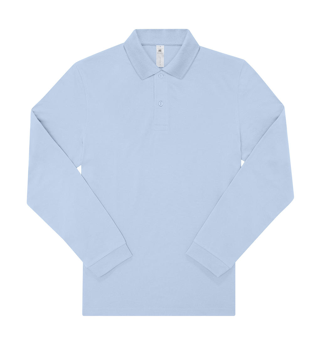 Μπλούζα Polo Μακρυμάνικη PU425 B & C My Polo 180 LSL Ανδρική Blush Blue