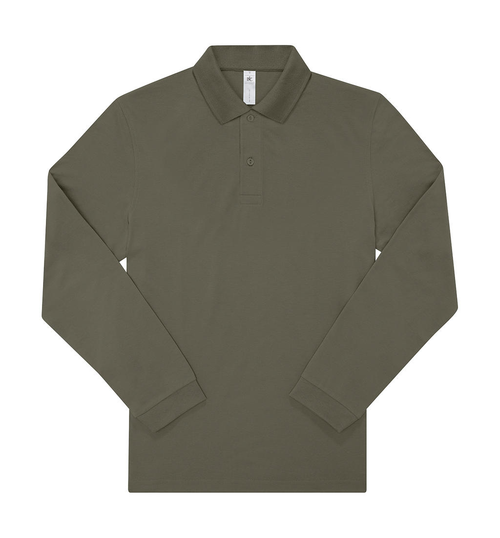 Μπλούζα Polo Μακρυμάνικη PU425 B & C My Polo 180 LSL Ανδρική Camo Green