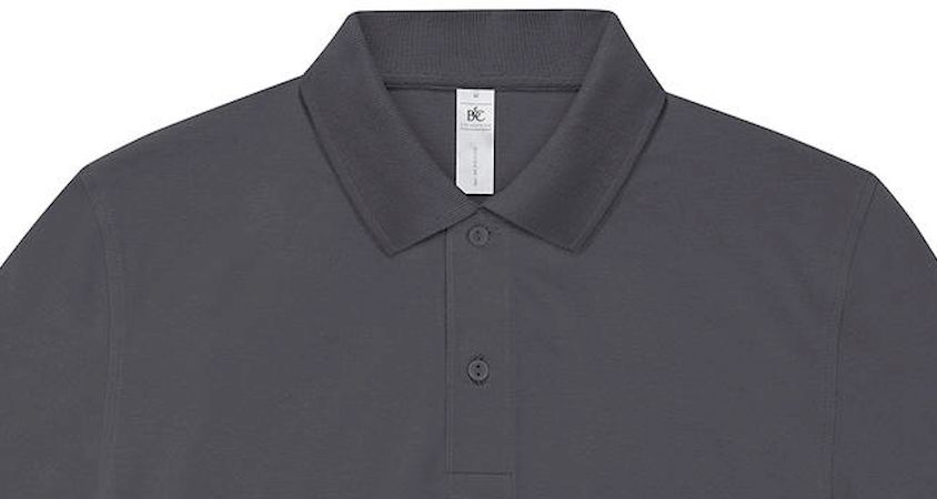 Ανδρική Μπλούζα Polo Pu426 B C My 210 Dark Grey ανδρικά Μπλούζες Simple Wear