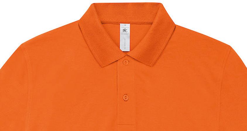 Ανδρική Μπλούζα Polo Pu426 B C My 210 Pure Orange ανδρικά Μπλούζες Simple Wear