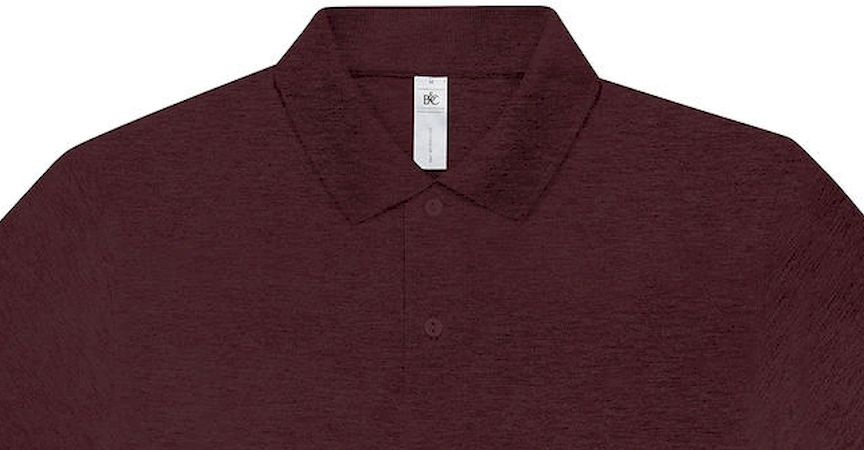 Μακρυμάνικη Μπλούζα Polo Pu427 B C My 210 Lsl Heather Burgundy ανδρικά Μπλούζες Simple Wear