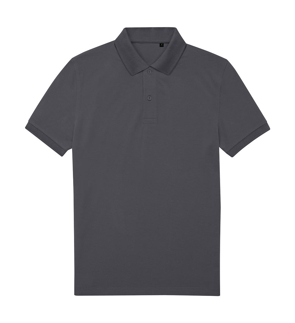 Ανδρική Μπλούζα Polo PU428 B & C White Dark Grey