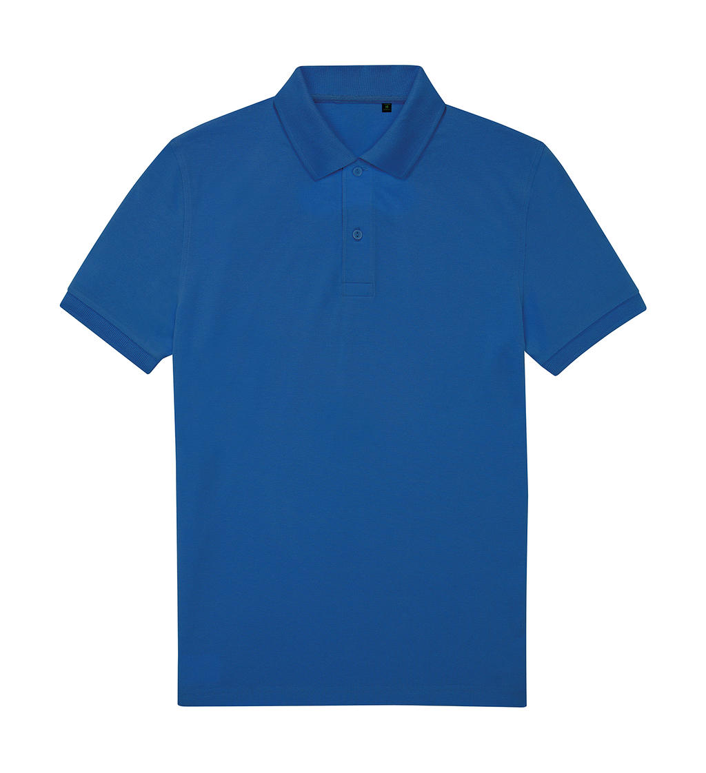 Ανδρική Μπλούζα Polo PU428 B & C White Royal Blue