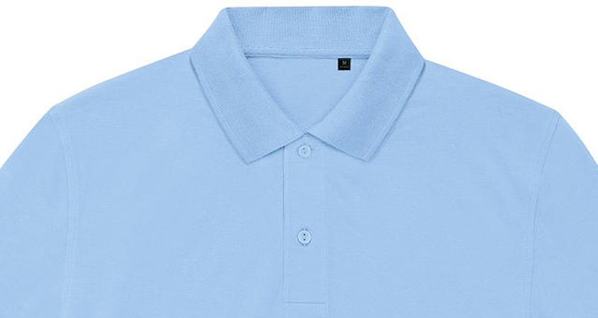Ανδρική Μπλούζα Polo Pu428 B C White Lotus Blue ανδρικά Μπλούζες Simple Wear