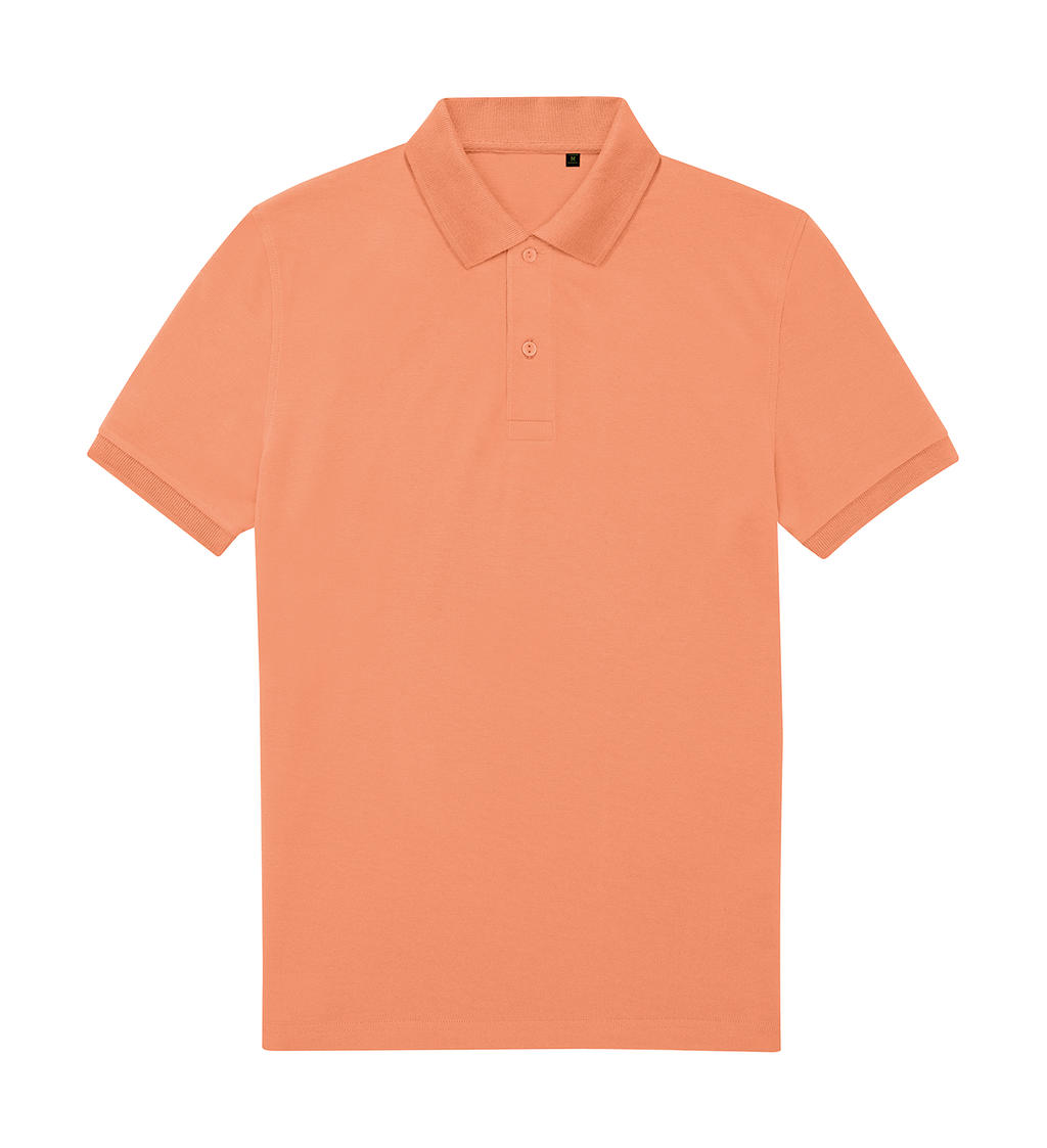 Ανδρική Μπλούζα Polo PU428 B & C White Melon Orange