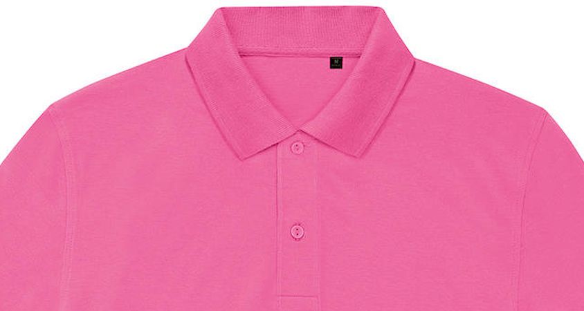 Ανδρική Μπλούζα Polo Pu428 B C White Lotus Pink ανδρικά Μπλούζες Simple Wear