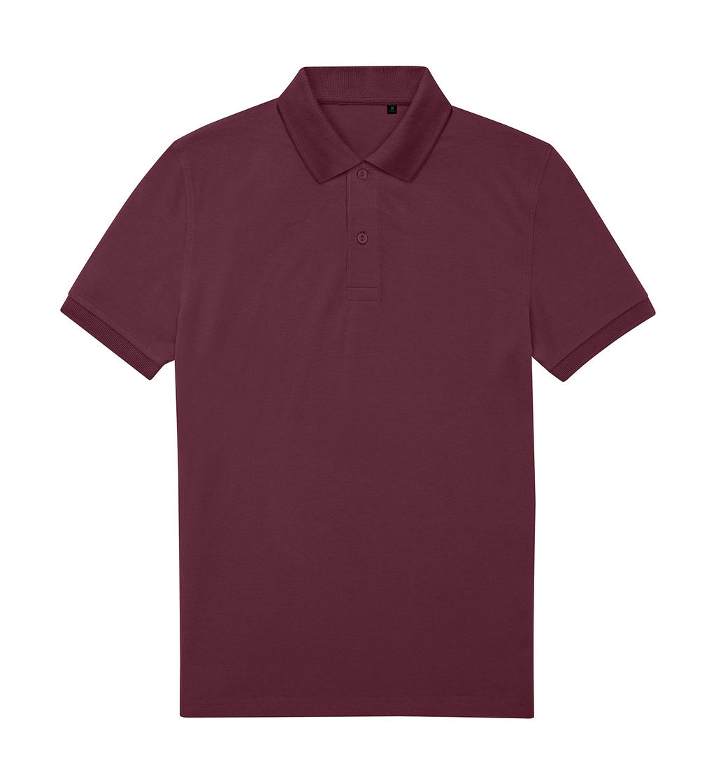 Ανδρική Μπλούζα Polo PU428 B & C White Burgundy