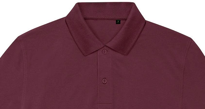 Ανδρική Μπλούζα Polo Pu428 B C White Burgundy ανδρικά Μπλούζες Simple Wear