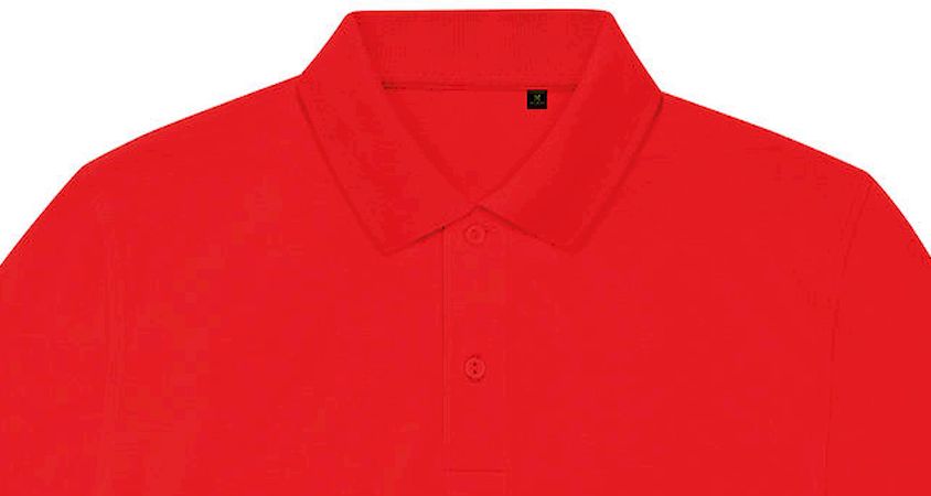 Μπλούζα Polo Pu428 B C My Eco 65 35 Pop Tomato ανδρικά Μπλούζες Simple Wear