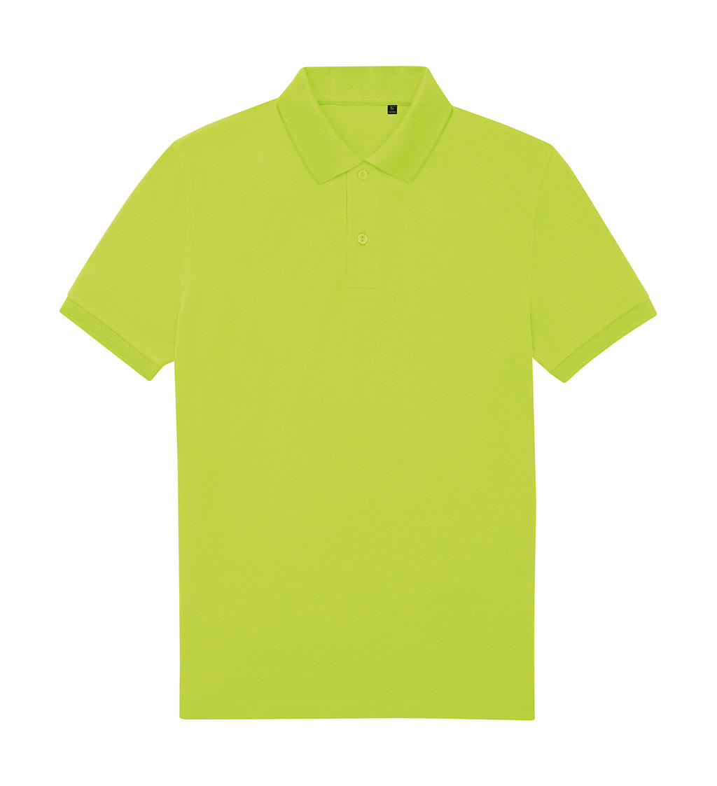 Ανδρική Μπλούζα Polo PU428 B & C White Acid Lime