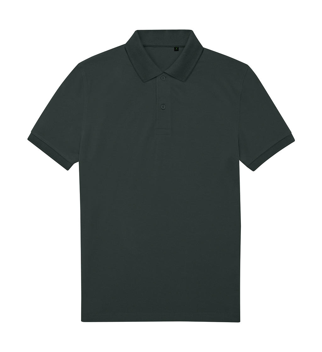 Ανδρική Μπλούζα Polo PU428 B & C White Dark Forest