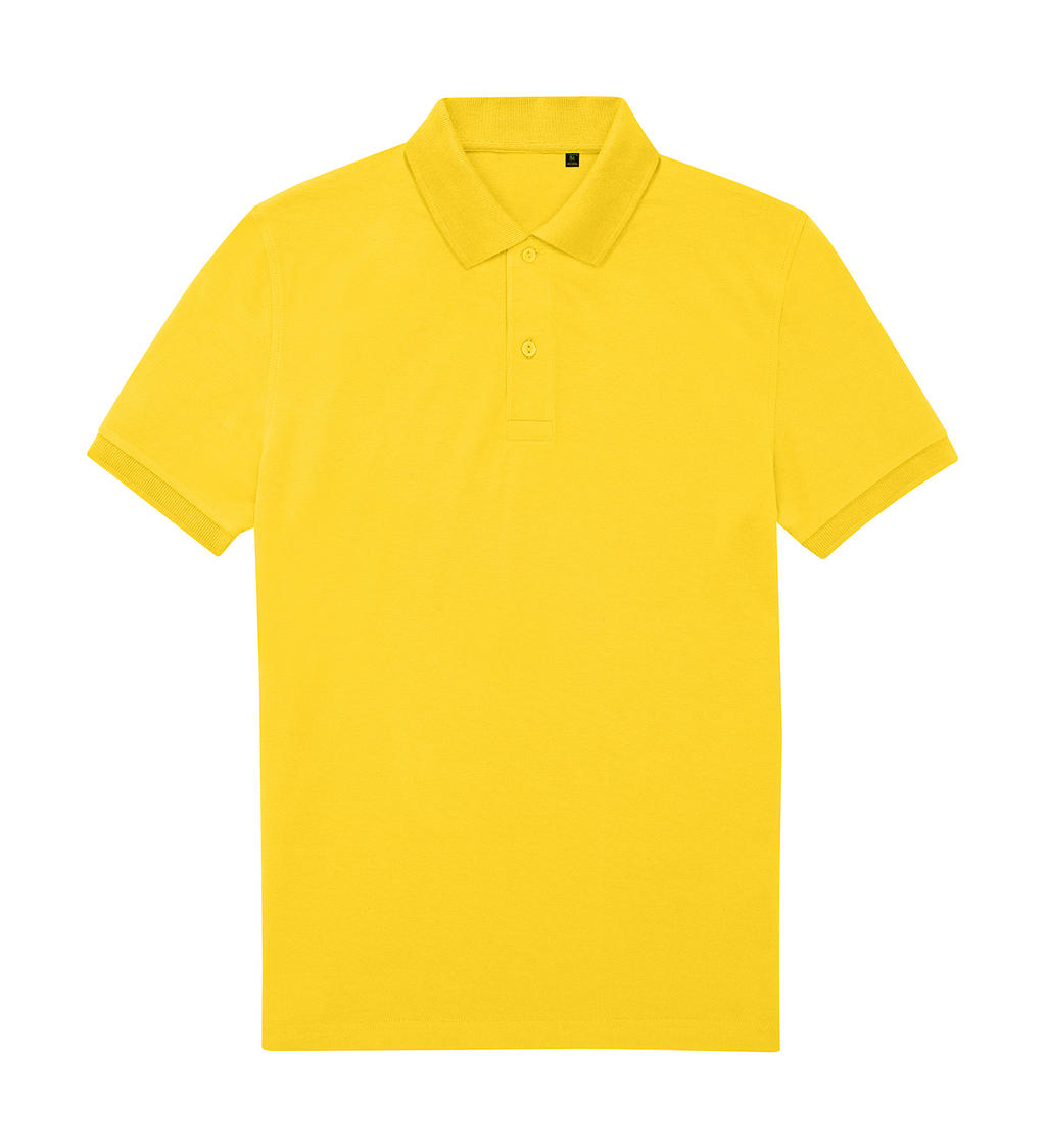 Ανδρική Μπλούζα Polo PU428 B & C White Pop Yellow