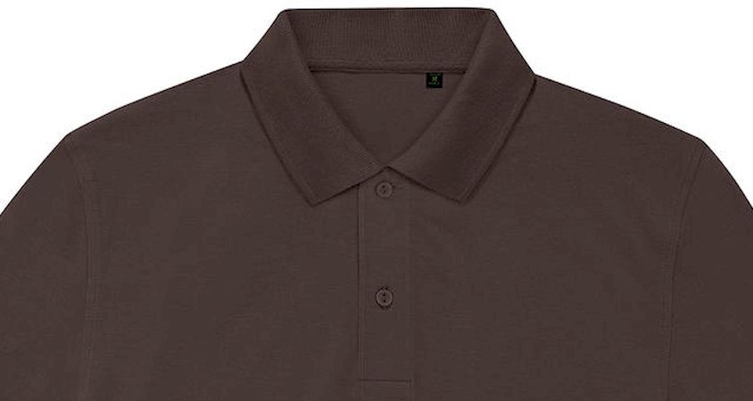 Ανδρική Μπλούζα Polo Pu428 B C White Roasted Coffee ανδρικά Μπλούζες Simple Wear