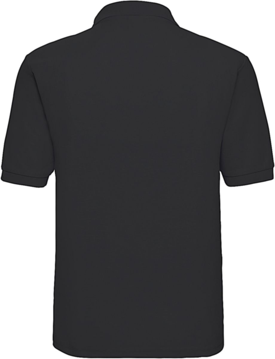 Ανδρική Μπλούζα Polo R-539M-0 Russell Blended Fabric Black ανδρικά Μπλούζες Simple Wear