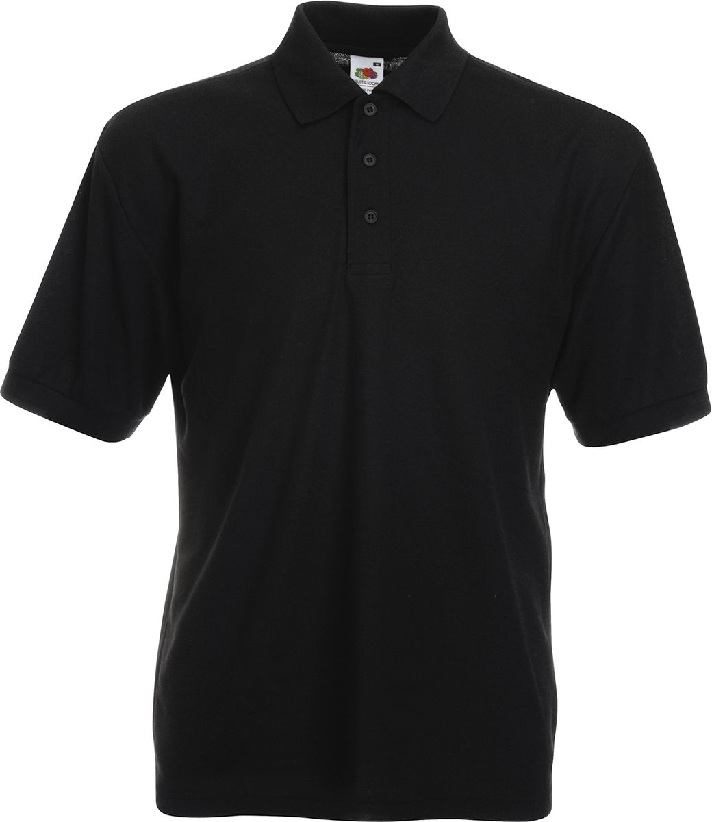 Ανδρική Μπλούζα Polo 63-402-0 Fruit of the Loom Black