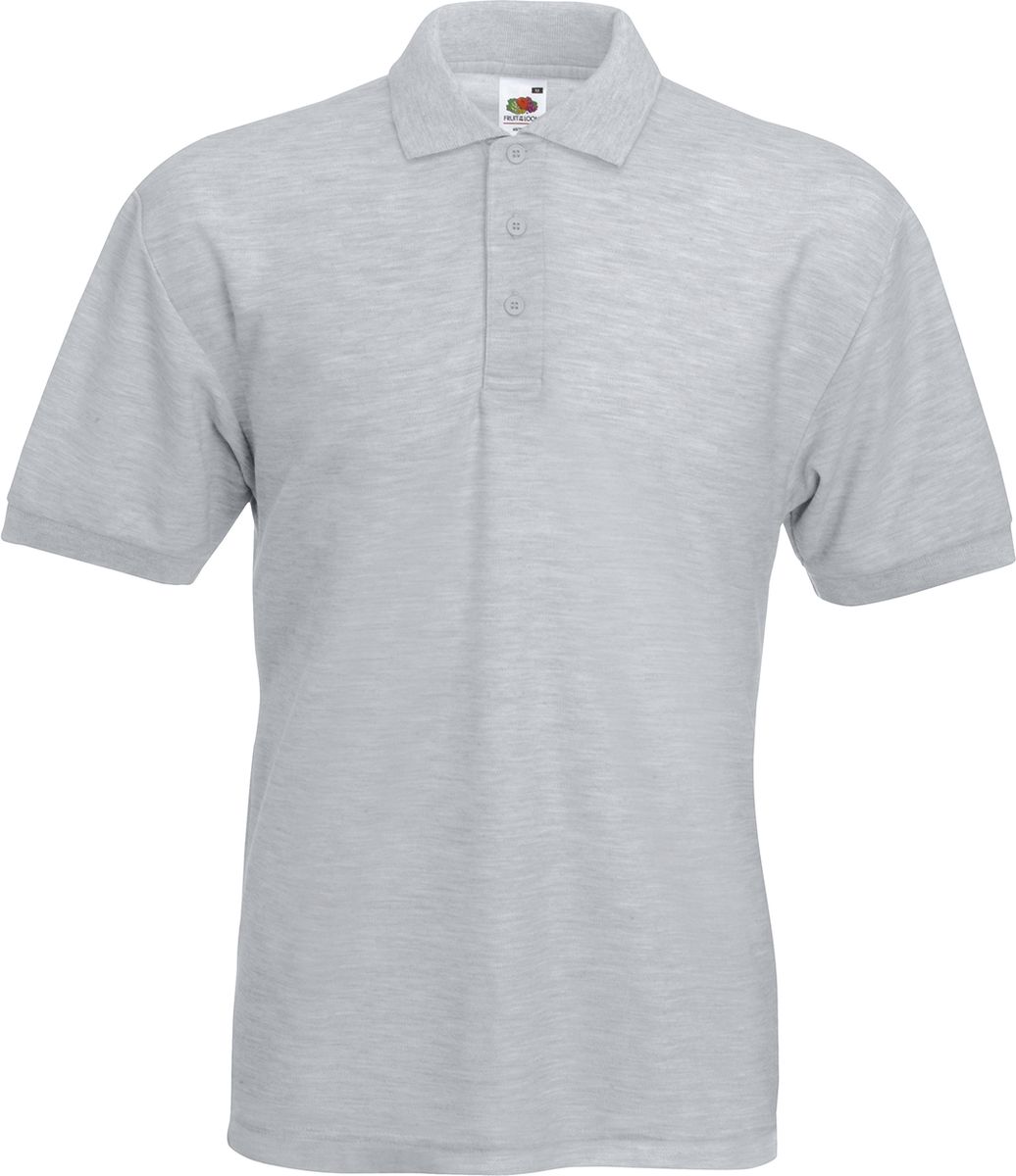 Ανδρική Μπλούζα Polo 63-402-0 Fruit of the Loom Heather Grey