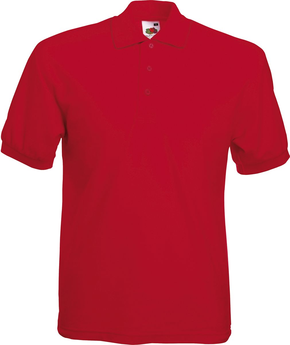 Ανδρική Μπλούζα Polo 63-402-0 Fruit of the Loom Red