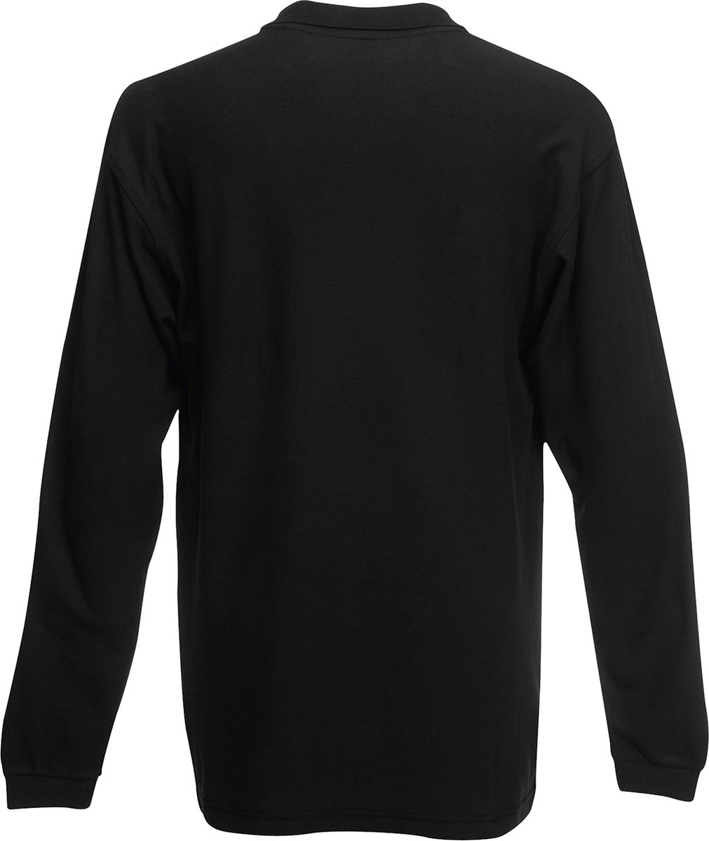 Μπλούζα Polo Μακρυμάνικη 63-310-0 Fruit Of The Loom Premium Black ανδρικά Μπλούζες Simple Wear