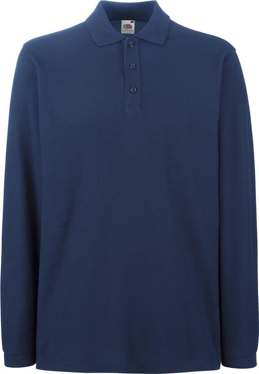 Μπλούζα Polo Μακρυμάνικη 63-310-0 Fruit of the Loom Premium Navy
