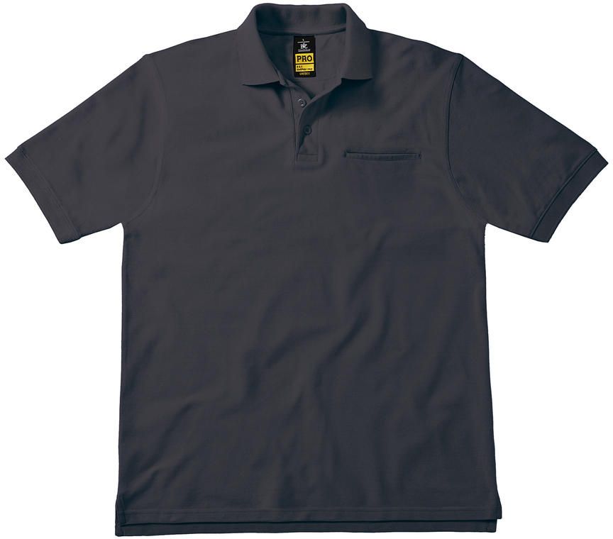 Ανδρική Μπλούζα Polo Workwear Puc11 B C με Τσέπη Dark Grey ανδρικά Μπλούζες Simple Wear