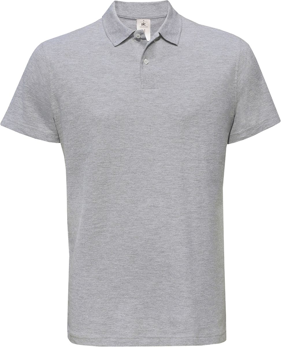 Ανδρικό Pique Polo PUI10 B & C Heather Grey