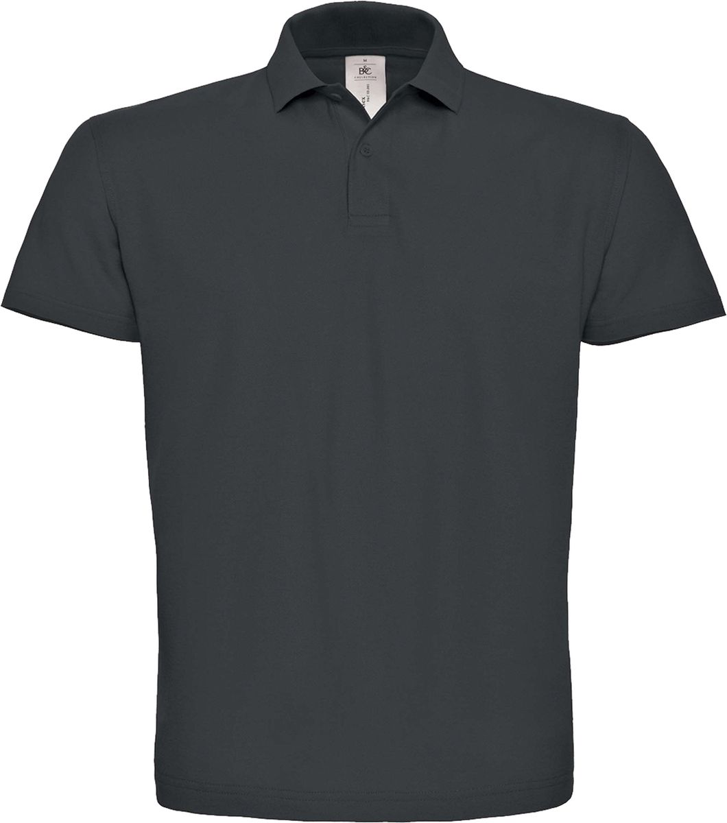 Ανδρικό Pique Polo PUI10 B & C Anthracite