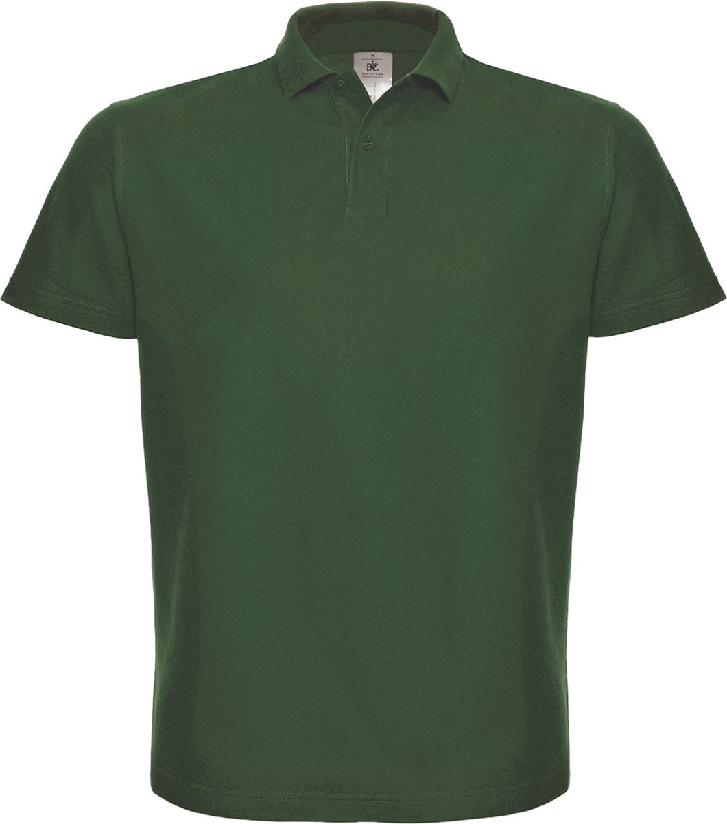 Ανδρικό Pique Polo PUI10 B & C Bottle Green