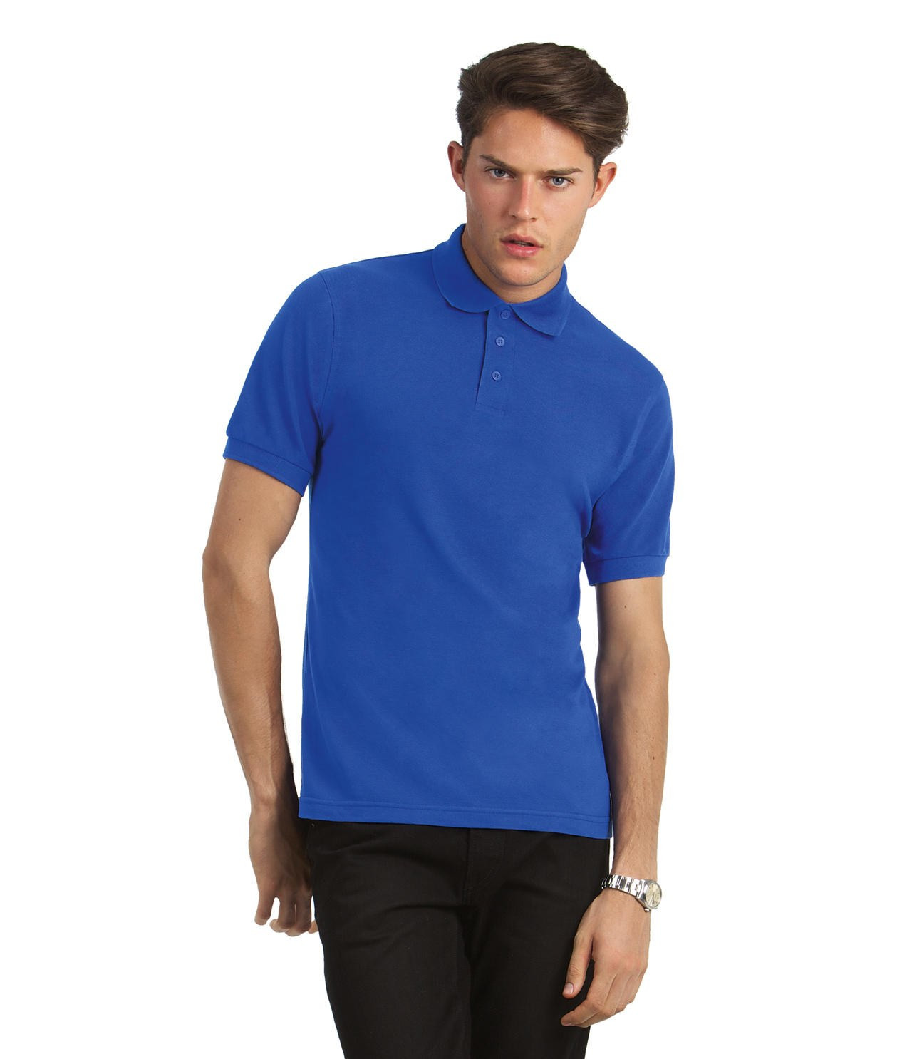 Ανδρική Μπλούζα Polo PU409 B & C Safran Pique Royal