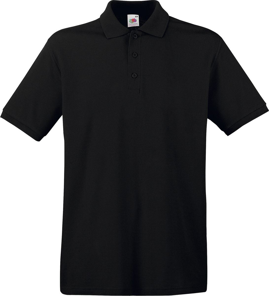Ανδρική Μπλούζα Polo 63-218-0 Fruit of the Loom Premium Black