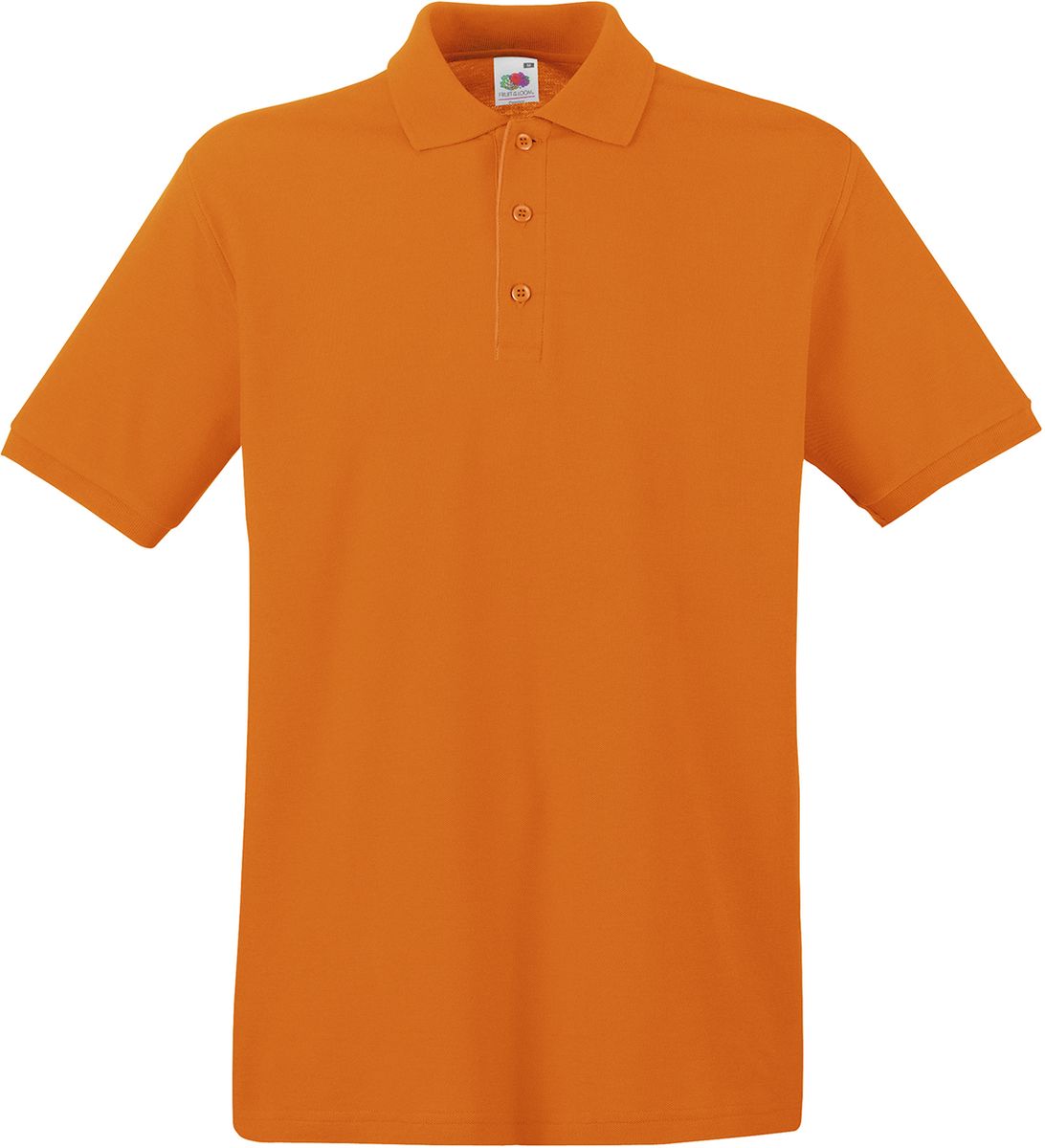 Ανδρική Μπλούζα Polo 63-218-0 Fruit of the Loom Premium Πορτοκαλί