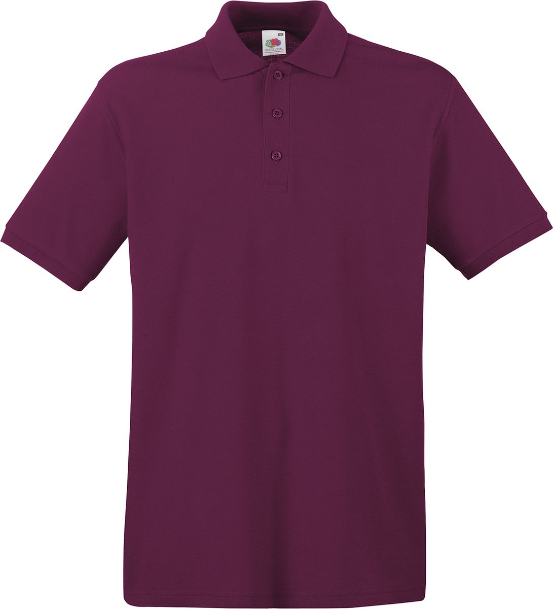 Ανδρική Μπλούζα Polo 63-218-0 Fruit of the Loom Premium Burgundy