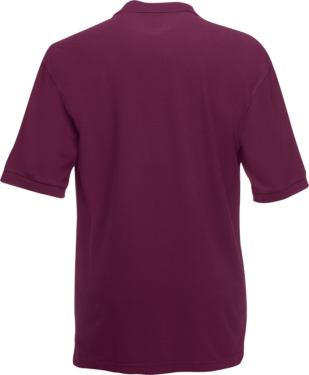 Ανδρική Μπλούζα Polo 63-218-0 Fruit Of The Loom Premium Burgundy ανδρικά Μπλούζες Simple Wear
