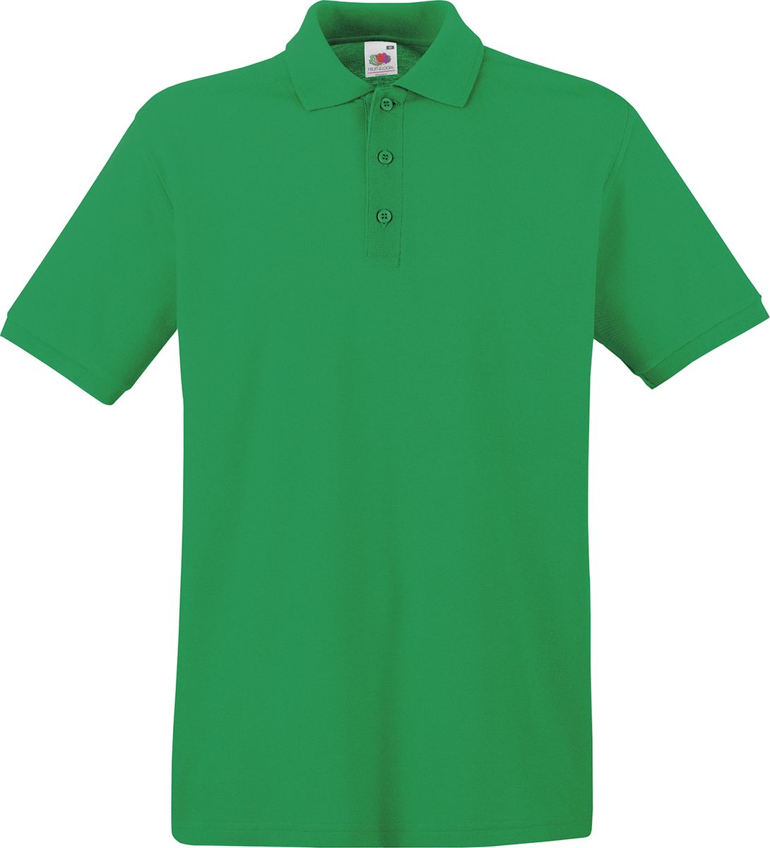 Ανδρική Μπλούζα Polo 63-218-0 Fruit of the Loom Premium Kelly Green