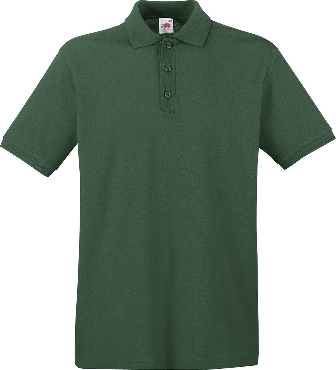 Ανδρική Μπλούζα Polo 63-218-0 Fruit of the Loom Premium Bottle Green