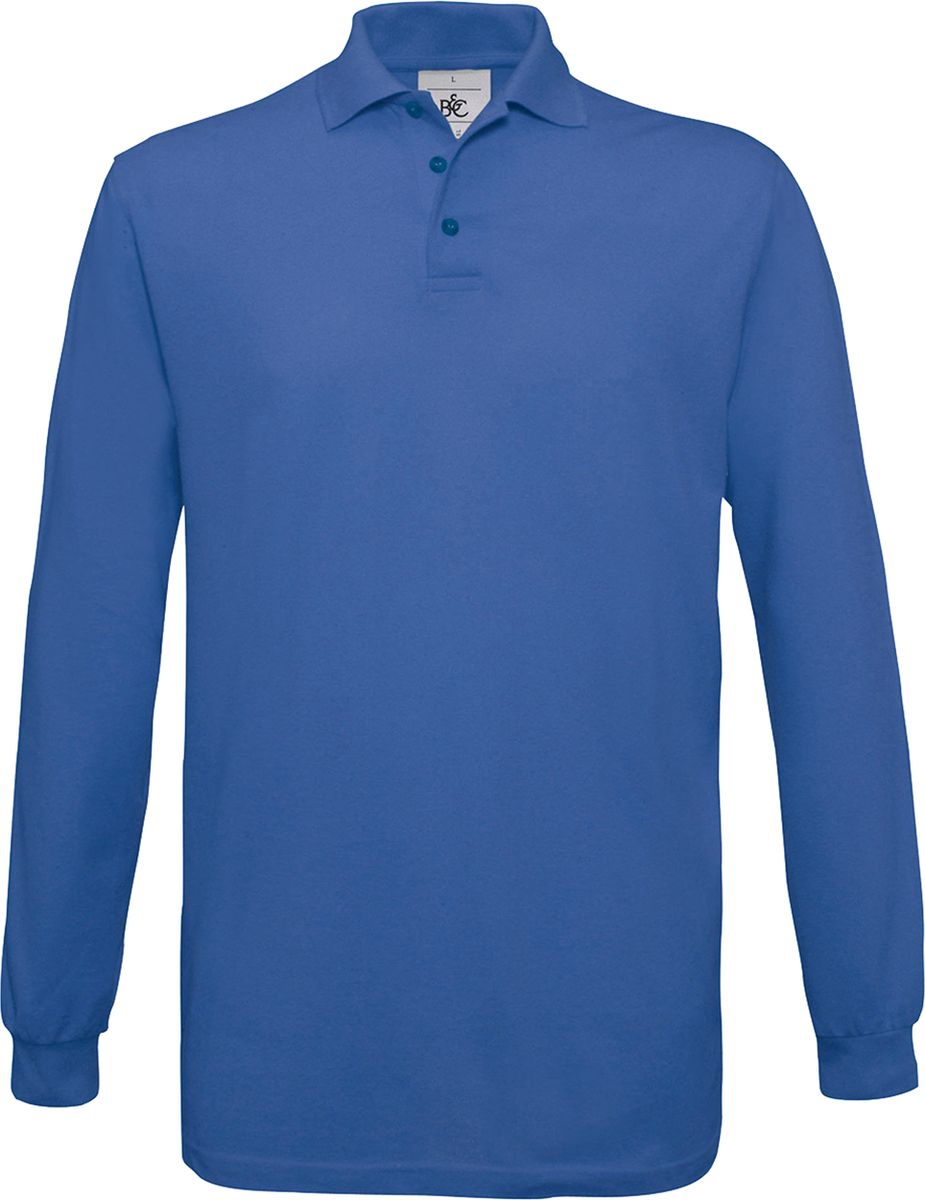 Μακρυμάνικη Μπλούζα Polo PU414 B & C Safran LS Royal