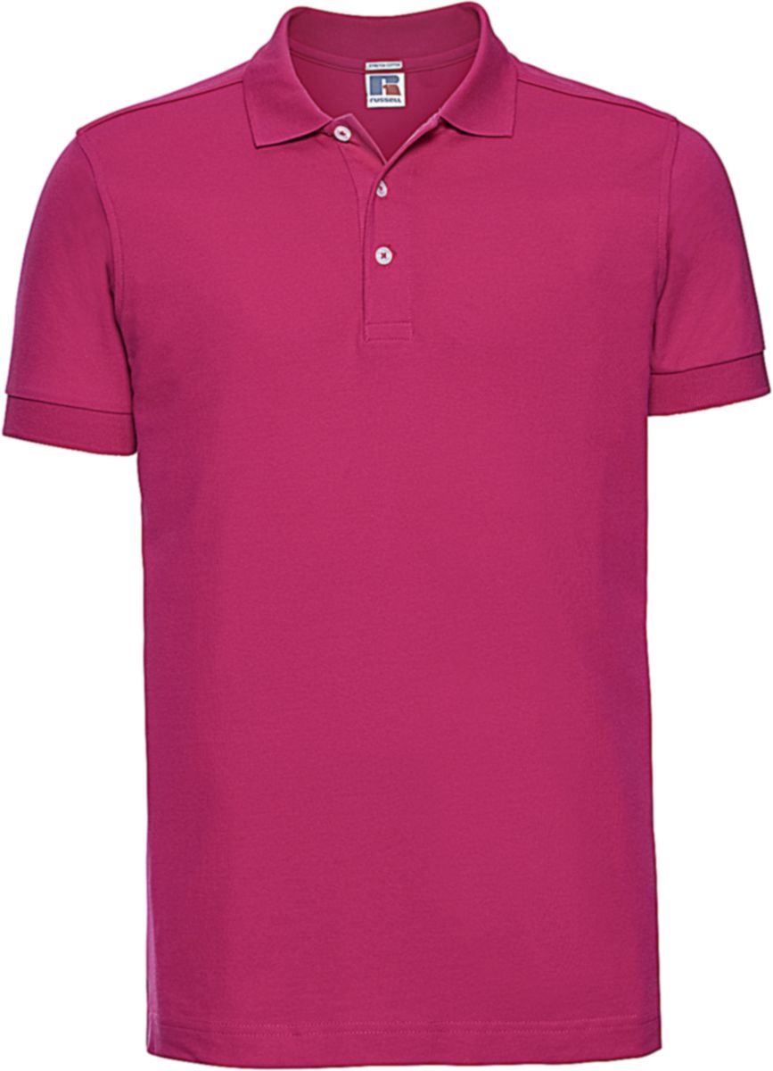 Ανδρική Μπλούζα Polo R-566M-0 Russell Fitted Stretch Slim Fit Fuchsia