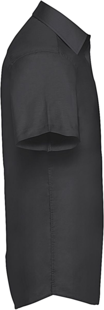 Κοντομάνικο Πουκάμισο R-923M Russell Tailored Fit Oxford Black ανδρικά Πουκάμισα Simple Wear