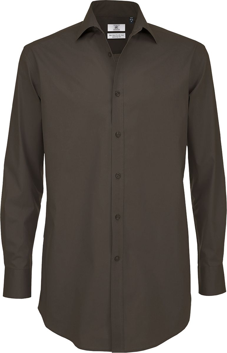 Ανδρικό Μακρυμάνικο Πουκάμισο Black Tie LSL B & C Black Coffee Bean