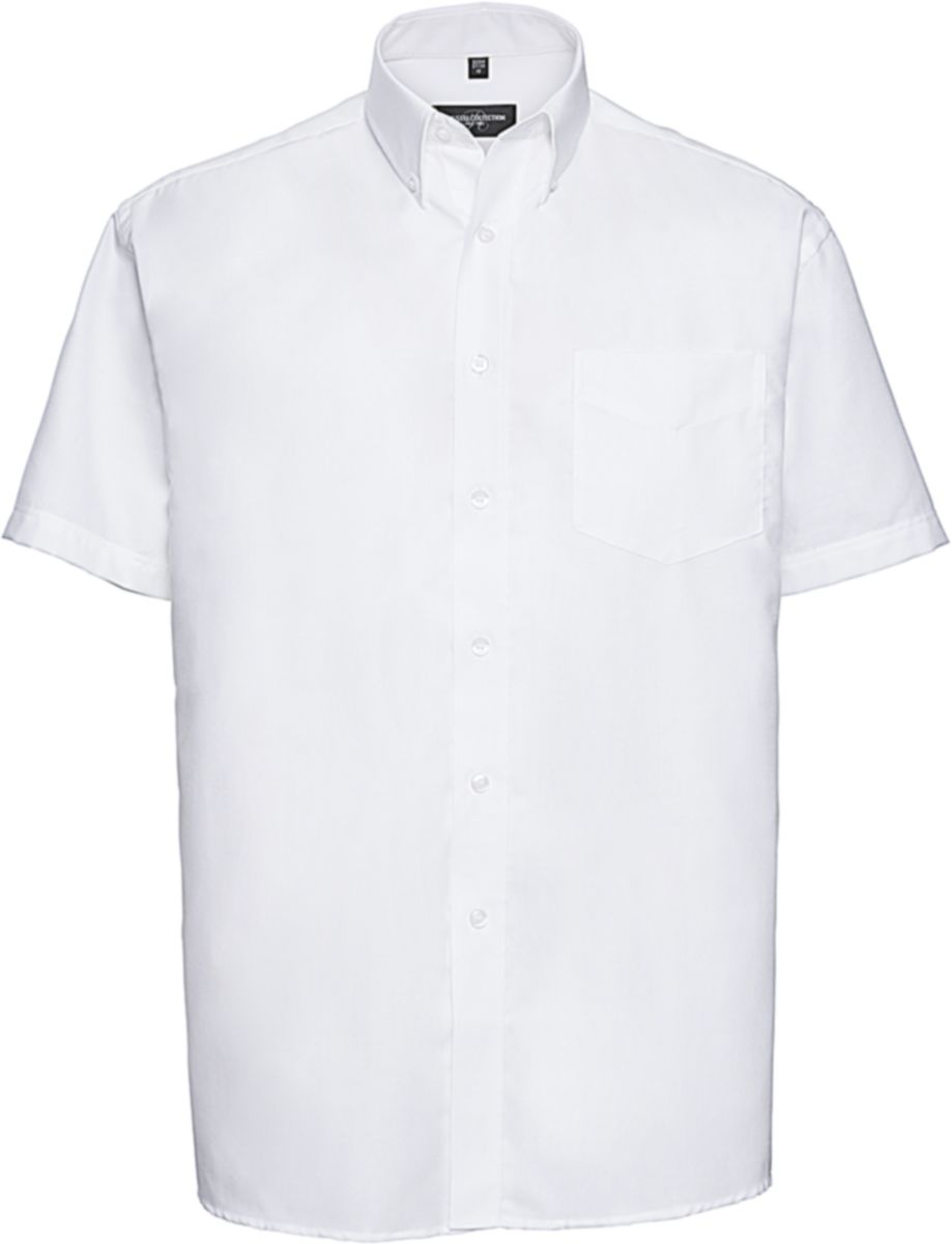 Κοντομάνικο Πουκάμισο R-933M Russell Oxford White White