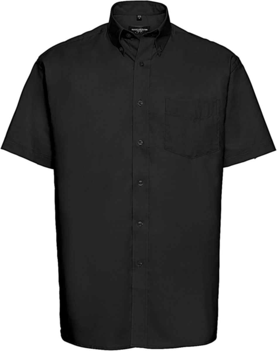 Κοντομάνικο Πουκάμισο R-933M Russell Oxford White Black