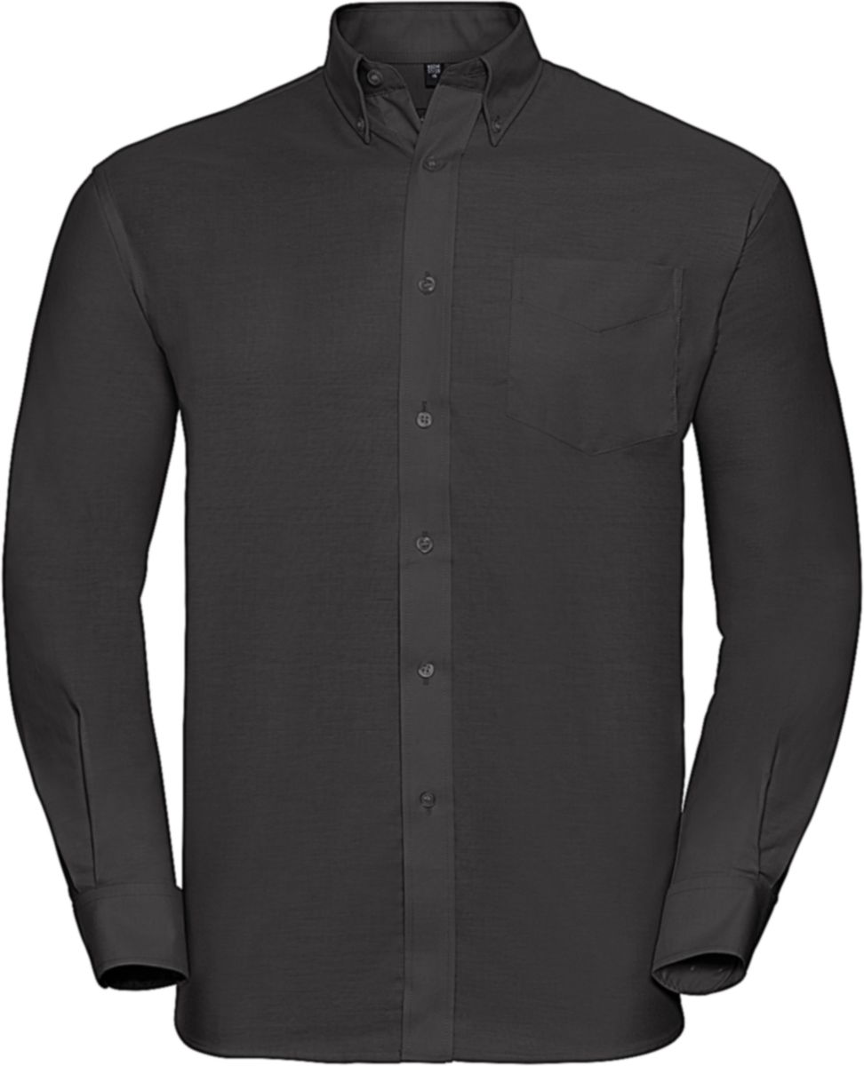Πουκάμισο Μακρυμάνικο R-932M-0 Russell Oxford Classic Fit Black