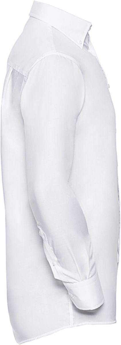 Ανδρικό Πουκάμισο Μακρυμάνικο Non-Iron R-956M-0 Russell Black White ανδρικά Πουκάμισα Simple Wear