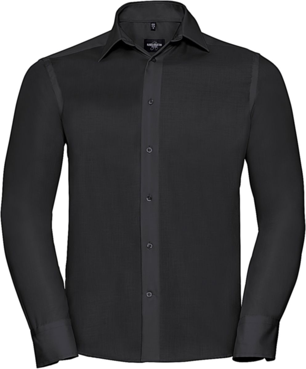 Ανδρικό Μακρυμάνικο Πουκάμισο Non-iron R-958M-0 Russell Black