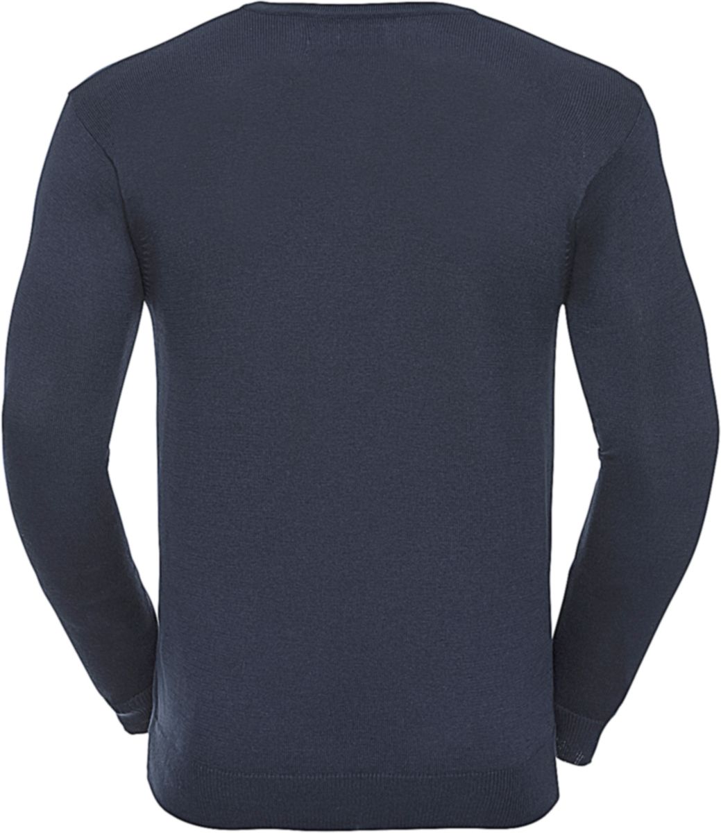 Πουλόβερ V-Neck R-710M-0 Russell French Navy ανδρικά Simple Wear